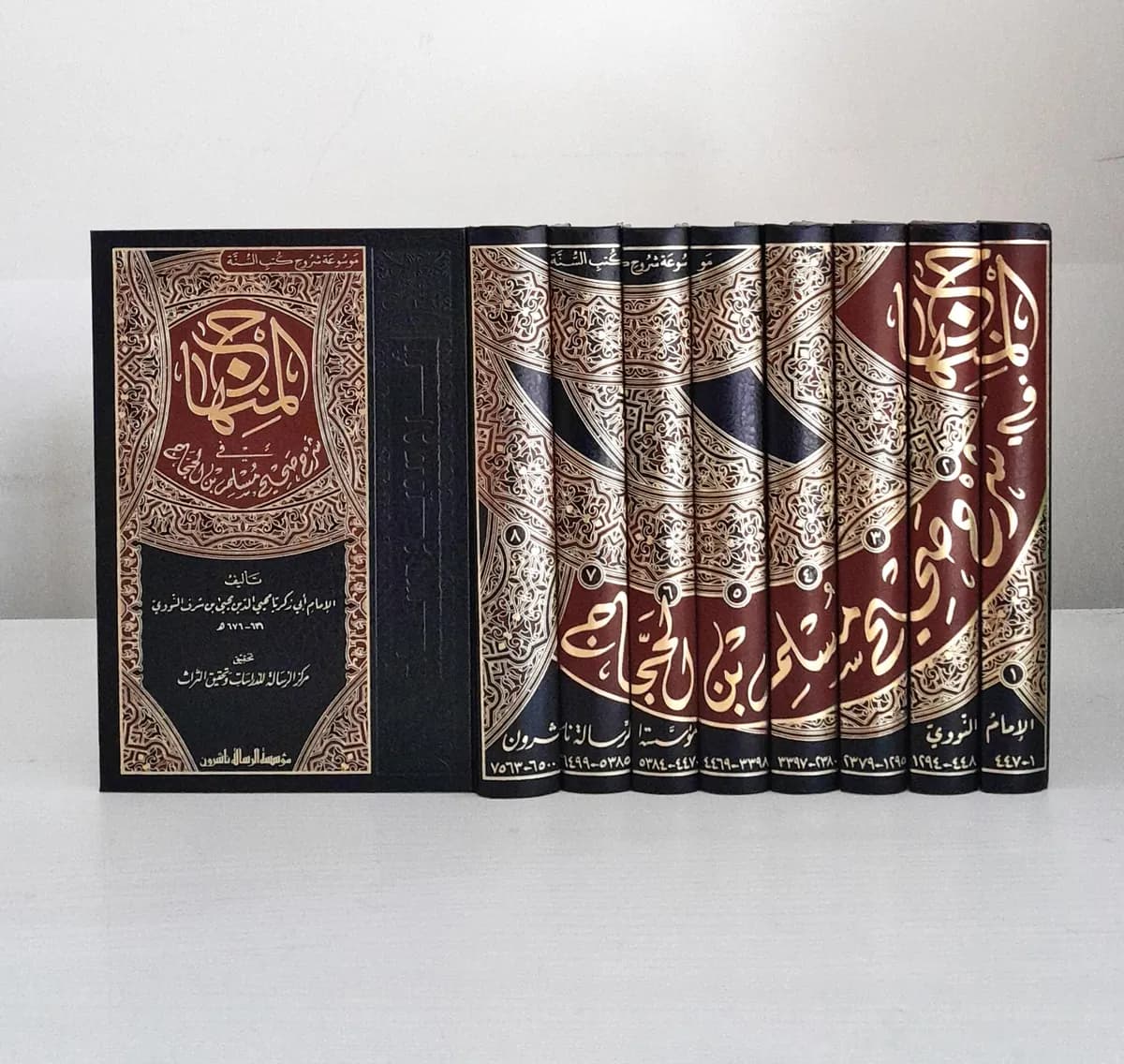 Jual Kitab Al Minhaj Syarah Sahih Muslim Muassasah Alresalah 8 Jilid Syarah Shohih Muslim | المنهاج في شرح صحيح مسلم 1/8 Impor Original di Toko Kitab Alresalah
