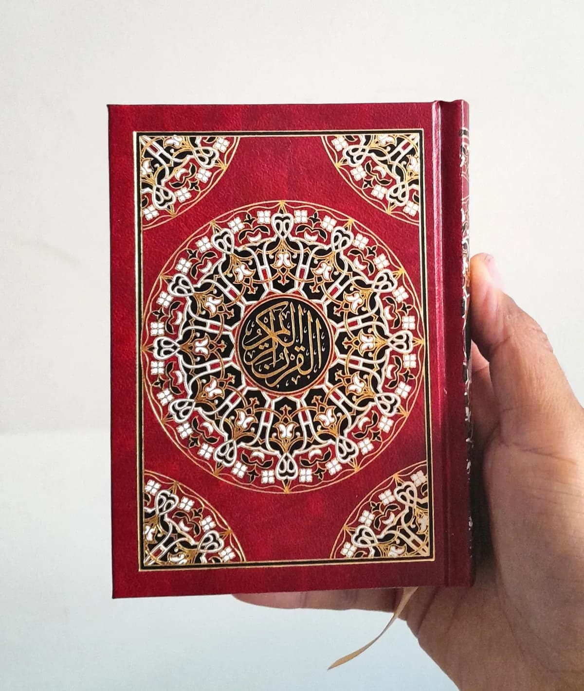 Jual Kitab Mushaf Al Quran Ukuran Saku 14*10 cm HARD COVER KULIT | مصحف حفص 10*14 فني شاموا Impor Original di Toko Kitab Alresalah