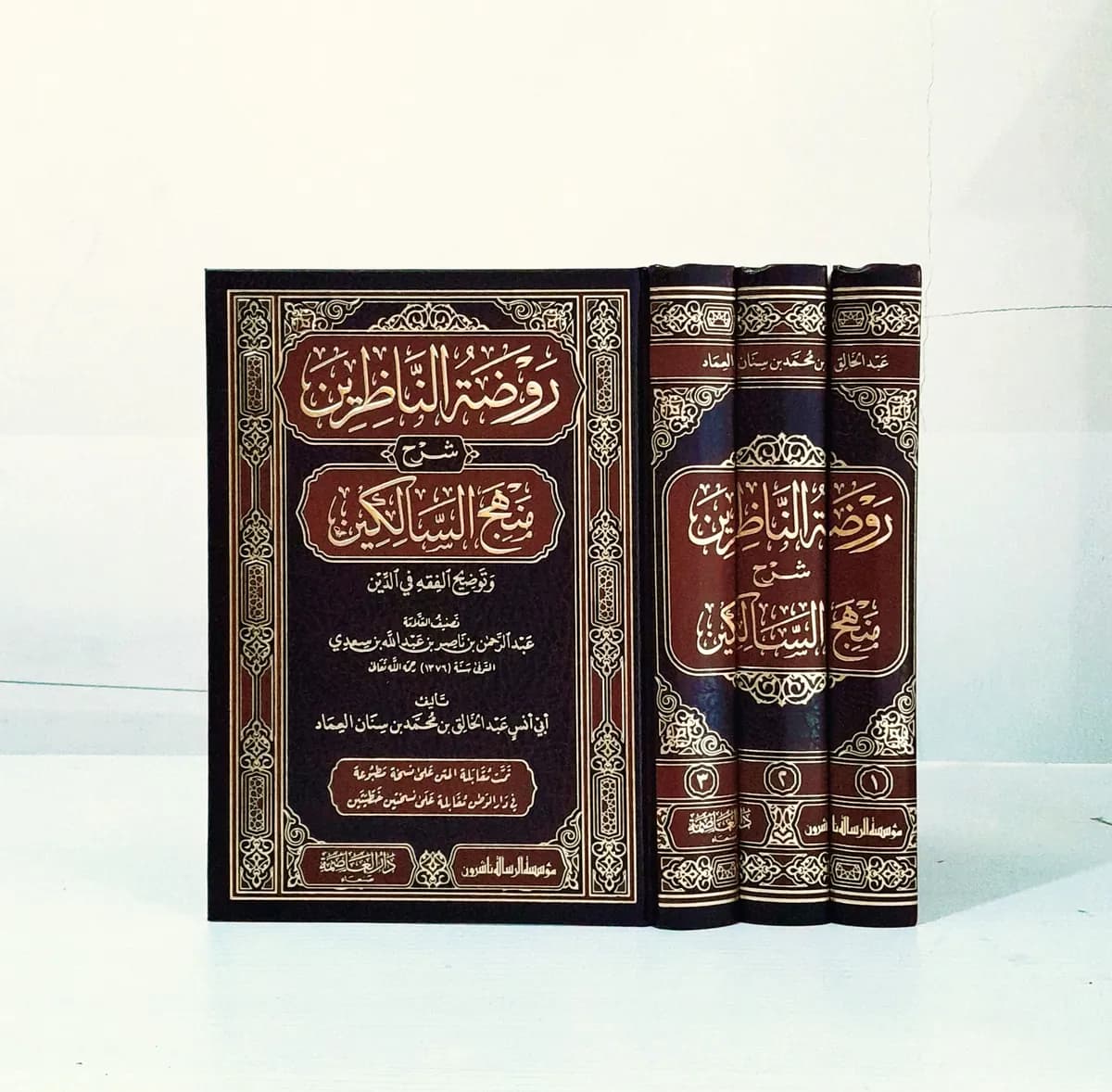 Jual Kitab Raudhatun Nazirin Syarah Manhajus Salikin 3 Jilid Mazhab Hambali | Roudhotun Nazirin Manhaj Salikin 3 Jilid | روضة الناظرين شرح منهج السالكين 1/3 Impor Original di Toko Kitab Alresalah